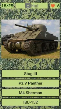 Guess Tank - Quiz Screen Shot 3