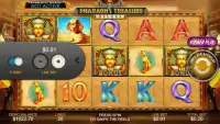 Casino Free Reel Game - PHARAOHS TREASURE DELUXE Screen Shot 1
