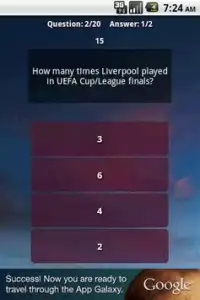 Europa Football League Quiz Screen Shot 0