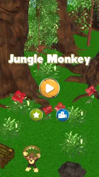 Jungle Monkey Fruit 3D Games Screen Shot 0