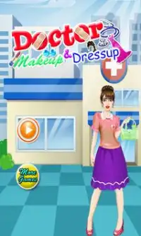 jogos de salão médico meninas Screen Shot 0