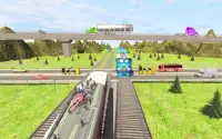 تدريب سباقات محاكي 2019: قطار جديد ألعاب 3D Screen Shot 3
