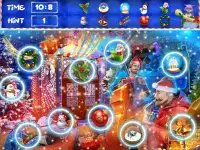 Jogos de quebra-cabeça de Natal de Objetos Escondi Screen Shot 3