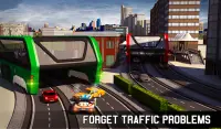 Elevated Bus Sim: Bus Games Screen Shot 9