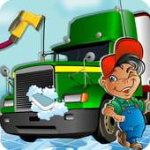 Truck Wash & Car Wash Serviço Estação Kids Game