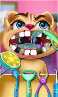 Crazy Kitty Dentist Screen Shot 1