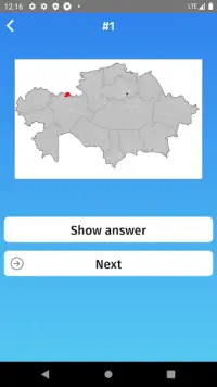 Kazakhstan: Regions & District Screen Shot 4