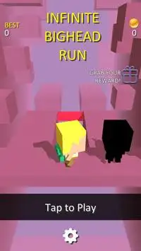 Impossible Big Head Run Screen Shot 0