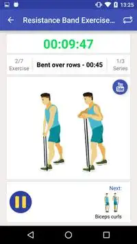 Resistance Band exercises Screen Shot 1