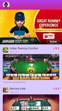 Rummy Online-Rummy Card Game Screen Shot 1