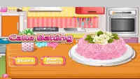 एक केक बनाने- खाना पकाने खेलों Screen Shot 0