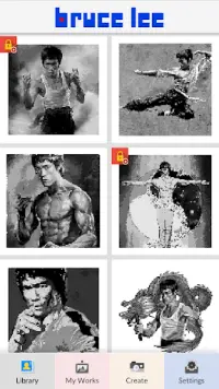 Bruce Lee - Pixel Art Screen Shot 0