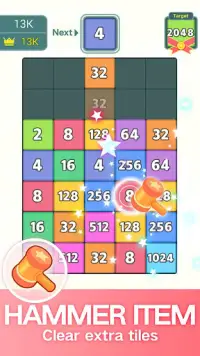 NumDrop: Fun & Free 2048 Block Number Puzzle Games Screen Shot 3