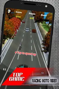 Racing Moto Rider Screen Shot 2