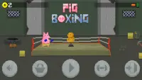 Pig Boxing - Pixel juego de lucha Screen Shot 0