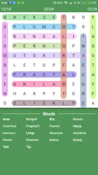 Simple Word Search Puzzle Game Screen Shot 4