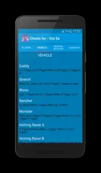 Cheat for Gta San Andreas Plus Screen Shot 6