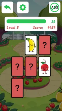 Kids Memory Game: Fruits Screen Shot 18