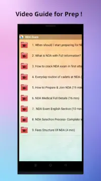 NDA Exam Prep Screen Shot 7