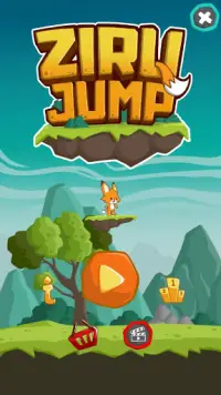 Ziru Jump -  Cute Fox Jumps Screen Shot 3