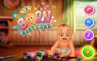 Nouveau-né Baby Care - baby-sitter jeu pour filles Screen Shot 0