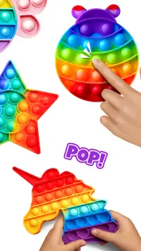 Pop It Fidget Toy Trading Game Screen Shot 0