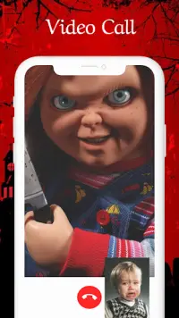 Chucky Doll Game - Fake Call Screen Shot 5