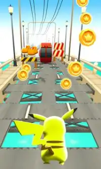 Subway Pikachu City Runner Screen Shot 0