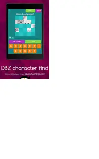 DBZ Character Find Screen Shot 12
