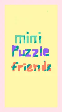 mini Puzzle Friends Screen Shot 3