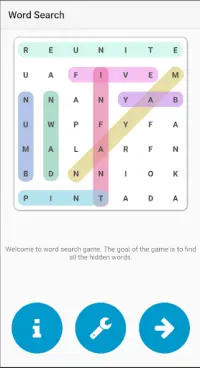 The new word search Screen Shot 1