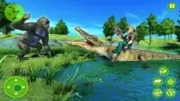 Jungle Lost Island - Jungle Adventure Hunting Game Screen Shot 2
