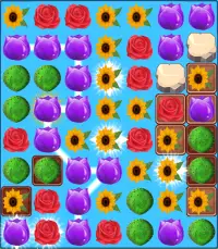 Flower Blast Match 3 Game Screen Shot 3