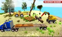 Wood Cargo Truck Timber Simulator 🆓 Screen Shot 1