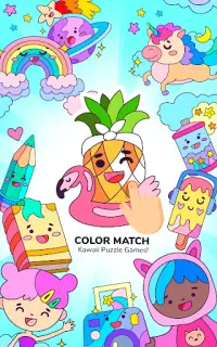 Color Match – Kawaii Puzzle Games Screen Shot 7