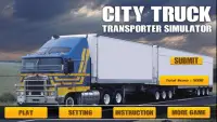 City Truck Transporter Sim Screen Shot 0