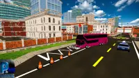 City Coach Bus Parking Simulator Driving School Screen Shot 6