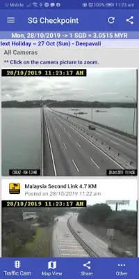 Singapore Checkpoint Traffic Screen Shot 6