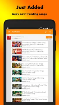 Telugu HD Video Songs Screen Shot 1