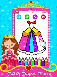 Baby Princess Phone - Princess Baby Phone Games Screen Shot 1