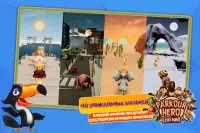 Parkour Hero - Animal Runner 3D Stunts Simulator Screen Shot 1