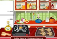 chicken fajitas cooking - cookies girls games Screen Shot 4