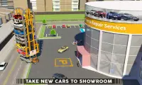 Slim Kraan Auto Vervoer Vrachtwagen rijden 3D Screen Shot 1