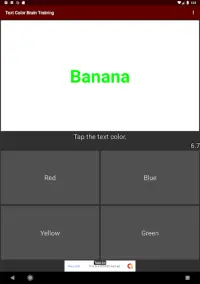 Text Color Brain training Screen Shot 20
