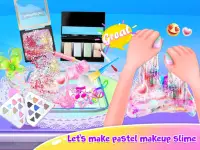 Pastel Makeup Slime - Rainbow Slime Simulator Screen Shot 6