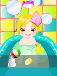 女の子のための幸せな赤ちゃんのお風呂の試合 Screen Shot 1