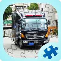 Jigsaw puzzle truk Hino 500