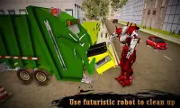 Real Robot Transformation Garbage Truck Driving 3D Screen Shot 0