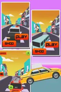 Rocky Road Taxi Dash 3D Screen Shot 2