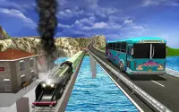 메르세데스 버스 vs 열차 경주 : 탄환 열차 레이스 Screen Shot 0